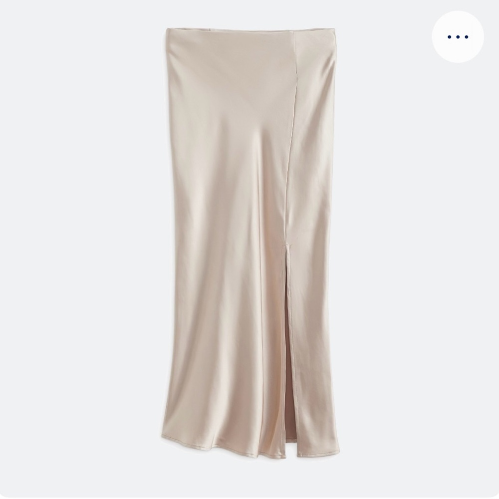 NWT Skies are Blue Holly Satin Midi Skirt